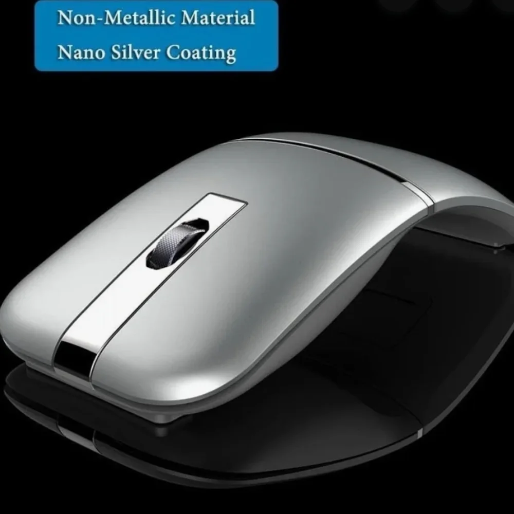 Silver Wireless Mouse